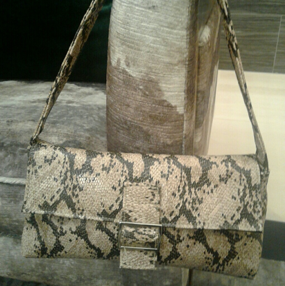 Faux Snake skin purse